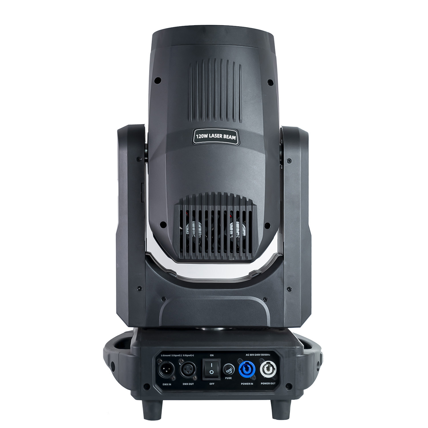 Powerful laser beam light with strong penetration visible over long distance on outdoor stage