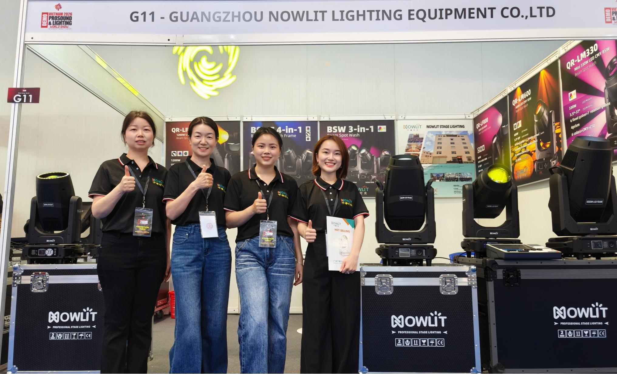 NOWLIT tại Pro Sound & Lighting Vietnam 2026: Những điểm nổi bật ngày 1