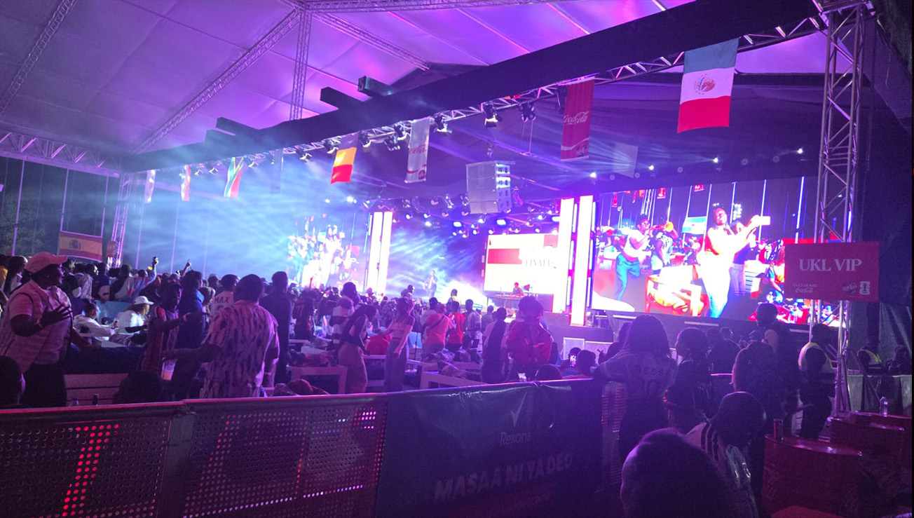 NOWLIT Lighting Shined at World Cup Final Public Viewing Event at KICC, Nairobi